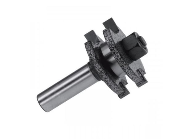 Dedra fres for tre med hardmetallplater, fresesett for T-skjøter (07F211B)