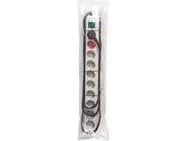 Brennenstuhl BN-1159350010, 10 AC-pistorasia(a), Harmaa, 3 m