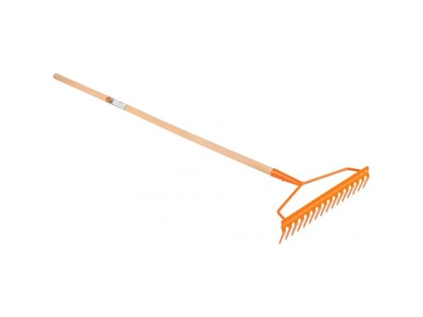 Flo metallrive 16 tenner 130cm med skaft (35759)