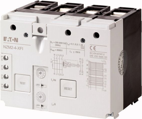 Eaton Residual Current Block 4P 0.03-3A t 60-450ms NZM2-4-XFI (292344)