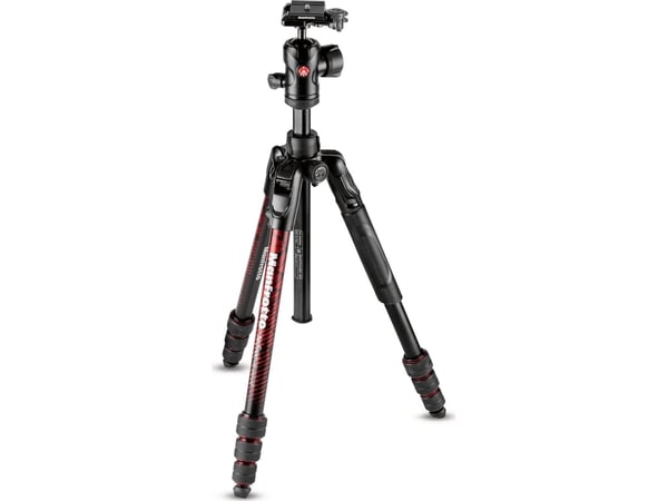 Manfrotto Befree Advanced MKBFRTA4RD-BH - Tripod - med Manfrotto 494 Center Ball head