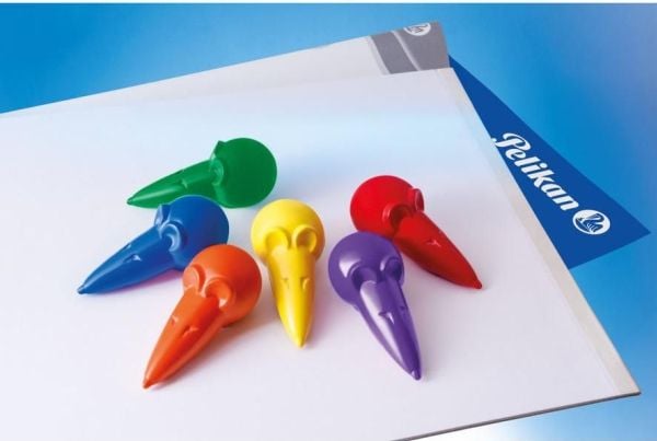 Pelikan 804073, 6 stykker, Blå, Grønn, Oransje, Rød, Fiolett, Gult, Flerfarget, Voks, Boks