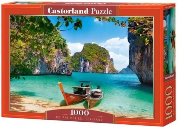 Castorland Ko Phi Phi Le, Thailand 1000 pcs, 1000 stykker, Landskap, 9 år