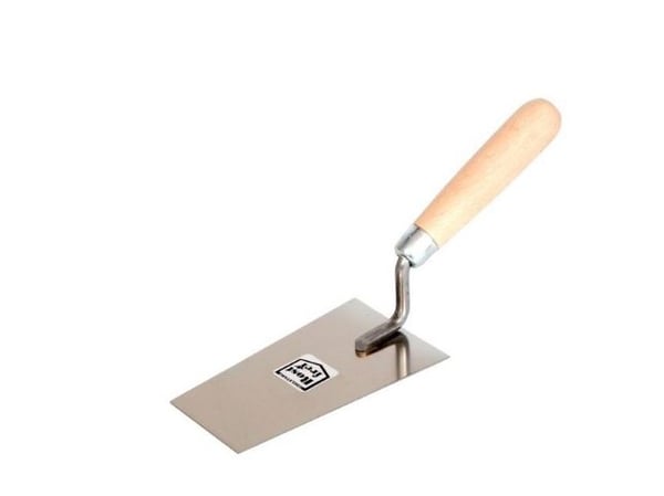 AW-Tools AWTOOLS trapesformet sparkel til armert betong/pussesparkel 180 mm med treskaft