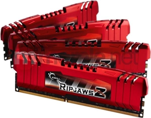 G.Skill Ripjaws Z Series - DDR3 - sett - 32 GB: 4 x 8 GB - DIMM 240-pin - 1600 MHz / PC3-12800 - CL10 - 1.5 V - ikke-bufret - ikke-ECC