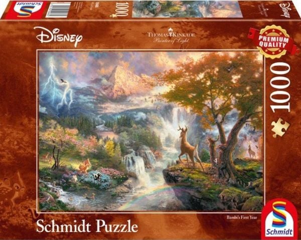 Schmidt Spiele Puslespill Thomas Kinkade: Bambi Disney (59486)