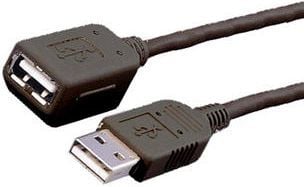 MediaRange - USB-forlengelseskabel - USB (hann) til USB (hunn) - USB 2.0 - 3 m - svart
