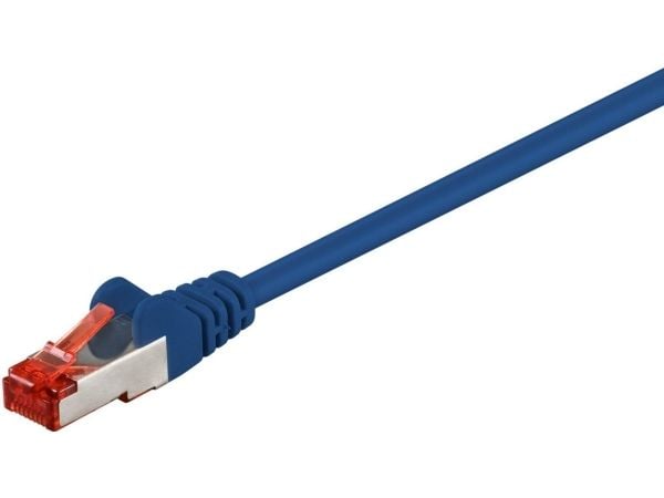 MicroConnect - Nettverkskabel - RJ-45 (hann) til RJ-45 (hann) - foliebelagt uskjermet tvinnet kabelpar (F/UTP) - CAT 6 - flertrådet - blå