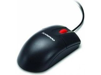 Lenovo ThinkPlus - Mus - optisk - 3 knapper - kablet - USB - beksvart