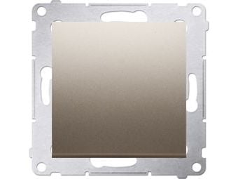 Kontakt-Simon DP1A.01/44, Tryckknappsbrytare, Plast, Guld, IP20, IP44, 250 V, 16 A