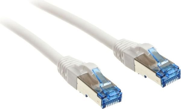 InLine 76805W, 5 m, Cat6a, S/FTP (S-STP), RJ-45, RJ-45, Hvit