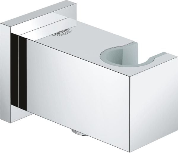 Grohe Euphoria Cube uttak - Tilkoplingsalbue med dusjholder, forkrommet