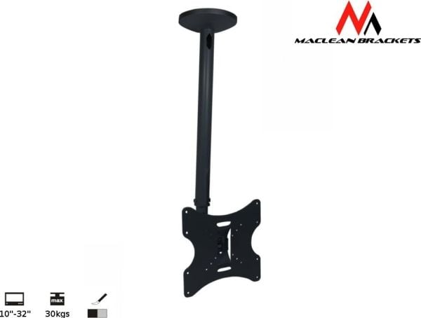 Loftmonteret tv-kiinnike 23-42" 50 - 85 cm 30 kg Maclean MC-504A B lajittelu