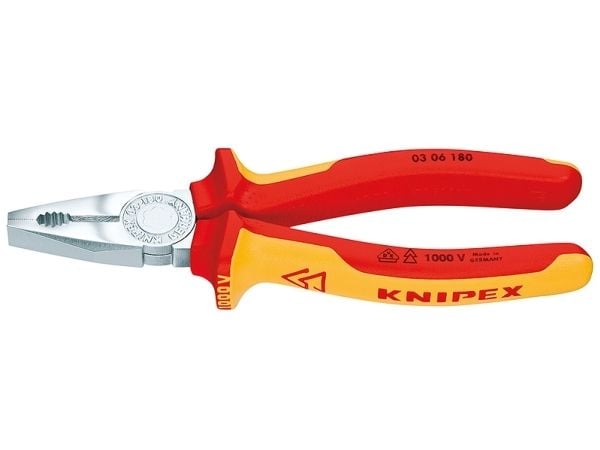 Knipex 03 06 160 VDE Yhdistelmäpihdit 160 mm DIN ISO 5746, DIN EN 60900
