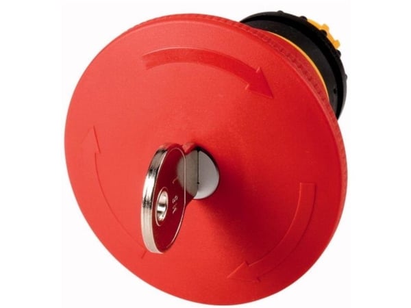 Eaton M22-PVS45P-MS1, Tryckknappsbrytare, Kabel, Svart, Röd, Gul, IP66, IP67, IP69K, UL, CSA, 45 mm