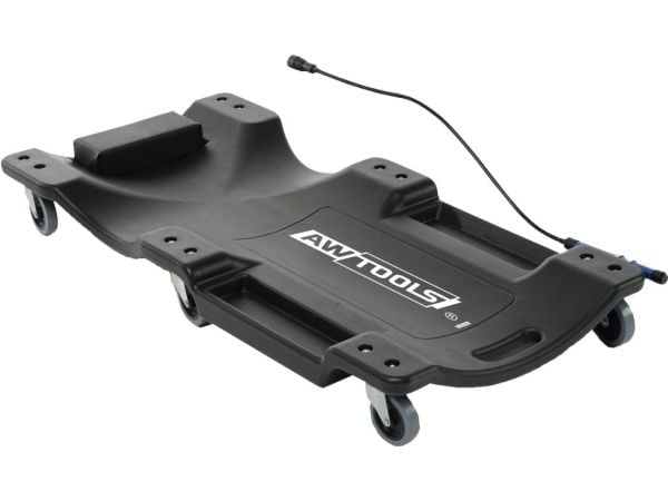 AWTOOLS arbeidsbenk/avlastningsstativ LEZANKA WARSZTATOWA i kunststoff m. LED-lampe