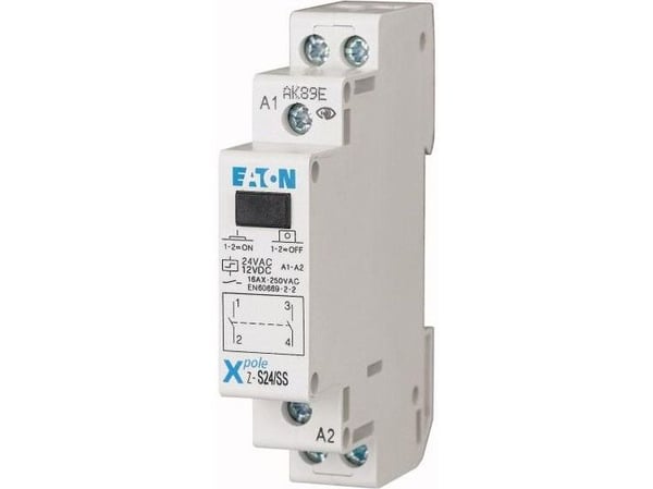 Ylijännitekosketin DIN-kisko Eaton Z-S24/SS 2 x sulkukosketin 16 A 1 kpl