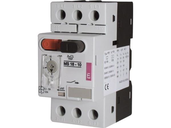 ETI-Polam motorvern 3P 0,12kW 0,4-0,63A MS18 (004600343)