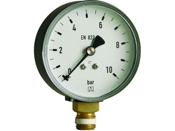Afriso manometer for oppvarming RF 100 RAD 100 mm 0–16 bar 1/2" (63615)