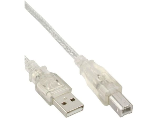 InLine 34550H, 10 m, USB A, USB B, Hankjønn/hankjønn, 0,48 Gbit/s, Beige