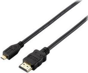 Equip 119308, 2 m, HDMI Typ A (Standard), HDMI Typ D (Micro), 3D, 10,2 Gbit/sek., Sortera