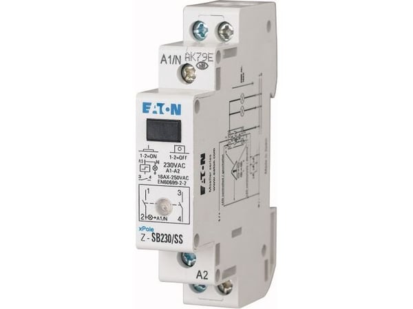 Strømstødskontakt DIN-skinne Eaton Z-SB230/SS 2 x sluttekontakt 16 A 1 stk