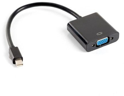 Lanberg - Videotransformator - Mini DisplayPort - VGA - sort