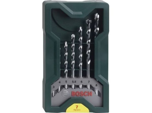 Bosch Mini X-Line - Borsett - for murverk - 7 deler