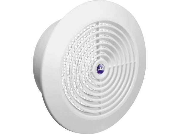 AWENTA takventilasjonsgitter hvit med netting 100 mm (T64)