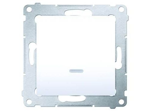 Kontakt-Simon DW1L.01/11, Muovi, Valkoinen, IP20, IP44, 250 V, 10 A, 75 mm