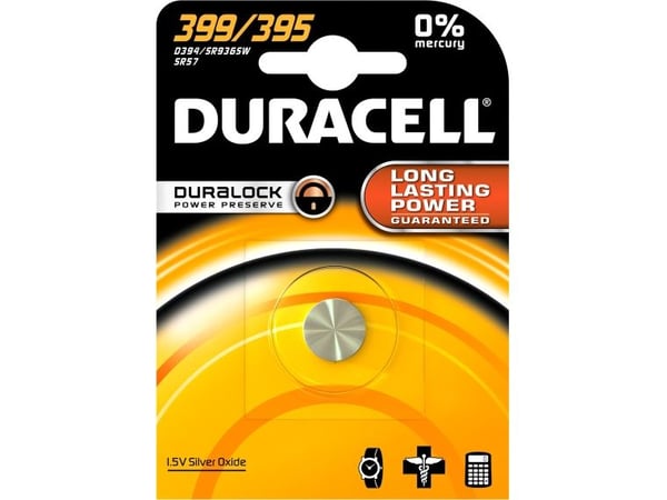 Duracell Watch 399/395 - Batteri SR57 - sølvoksid