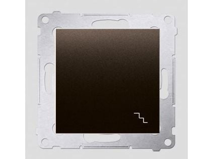 Kontakt-Simon DW6.01/46, Plast, Pronssi, IP20, IP44, 250 V, 10 A, 75 mm