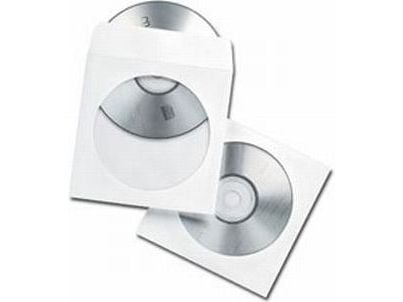 Gembird konvolutter med vindu CD/DVD papir. 100 stk/pakning folie