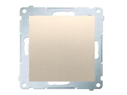 Contact-Simon DW1A.01/44, muovi, kultainen, IP20, IP44, 250 V, 16 A, 75 mm