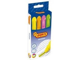 Jovi Gel fargestifter med highlighter funksjon 4 farger (193844)