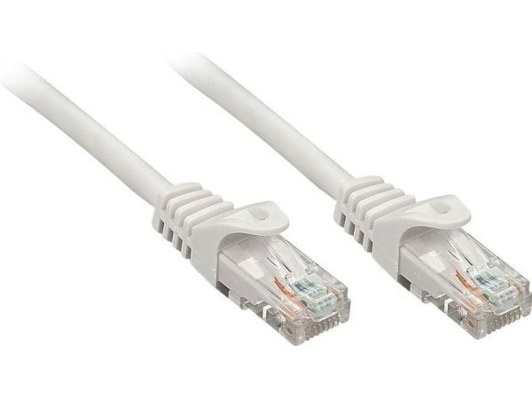 Lindy 48401, 1 m, Cat5e, U/UTP (UTP), RJ-45, RJ-45, Grå
