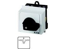 Eaton T0-1-15431/IVS, Vipukytkin, 1P, Musta, Valkoinen, IP30, 54 mm, 82 mm