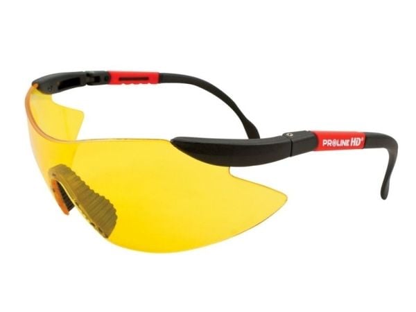 Lahti Pro skyddsglasögon gula med UV-filter F1 (46039)