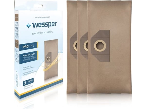 Wessper boks støvsugerposer for Karcher MV3 WD3 200 6.959-130.0 WD 3.200 - papir 5 stk.