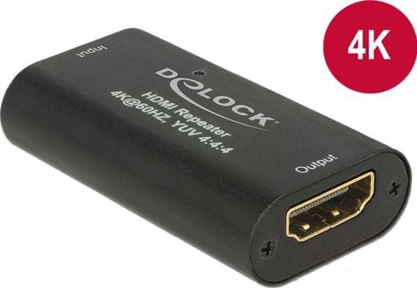 Delock HDMI Repeater - Video/lyd-forlenger - HDMI - opp til 30 m