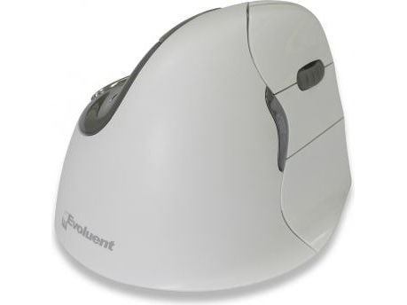 Evoluent VerticalMouse 4 Right - Vertikal mus - høyrehendt - optisk - 6 knapper - trådløs - Bluetooth
