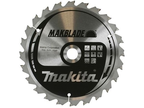 Makita T.C.T. sagblad MAKBLADE 255x2.3x30mm 5° T60 B-09014 T.C.T • 255 x 30 mm • T60 • 5° •