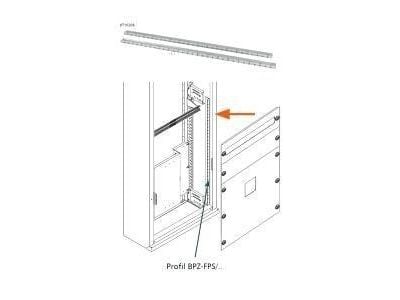Eaton profil BPZ-FPS/1150 för montering av frontskydd typ BPZ-FP 112346