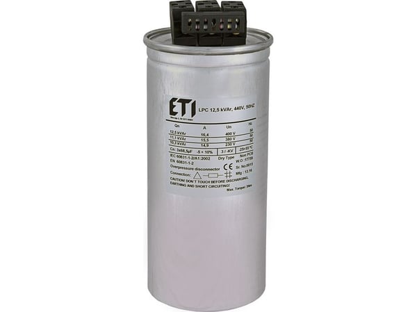 Eti-Polam kondensaattori CP LPC 15 kVAr 440V 50Hz (004656762)