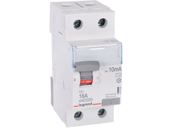 Legrand jordfelsbrytare 2P 16A 0,01A typ AC P302 TX3 (411502)