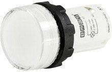 Emas signallampe 24V hvit (T0-MBSD024B)