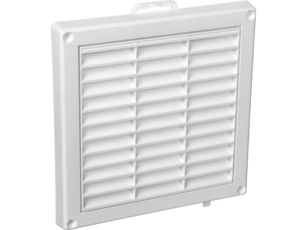 AWENTA ventilationsgaller 130x130 mm vit persienn + snöre T43