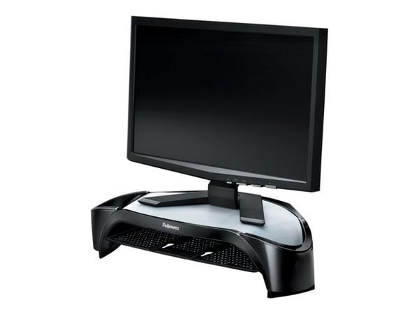 Fellowes Smart Suites Plus - Stativ - for flatpanel - svart, sølv - skjermstørrelse: 21"