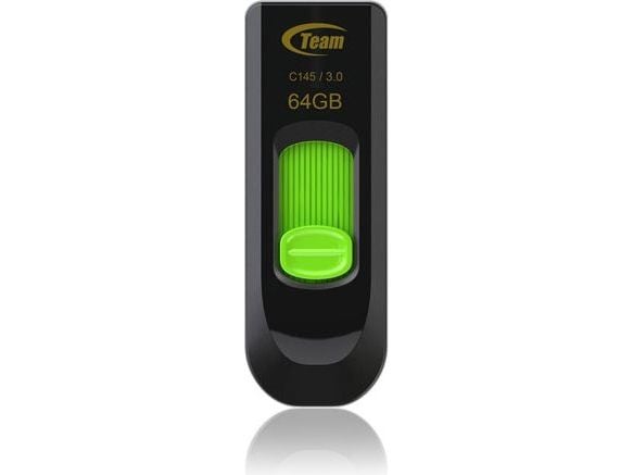 Team USB Disk C145 - USB-flashstasjon - 64 GB - USB 3.0 - gul