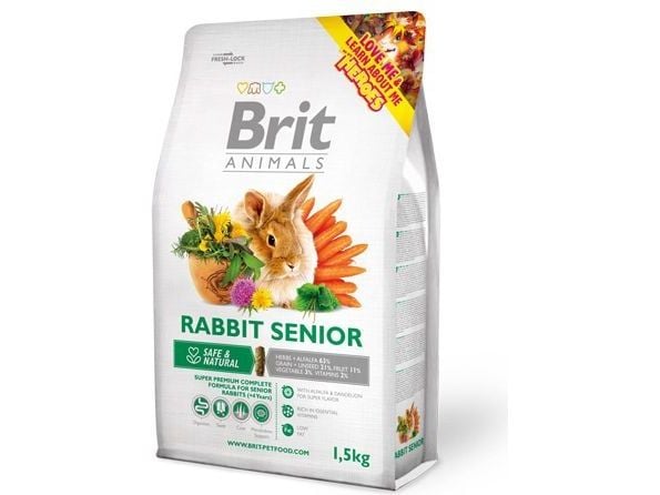 Brit ANIMALS 300 g KRÓLIK SENIOR COMPLETE